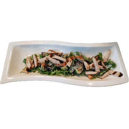 Салат с индейкой и печеными овощами